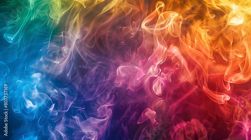 Multicolored smoked Glass Background