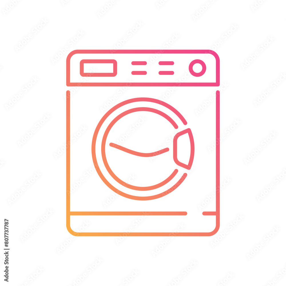 Washing Machine vector icon