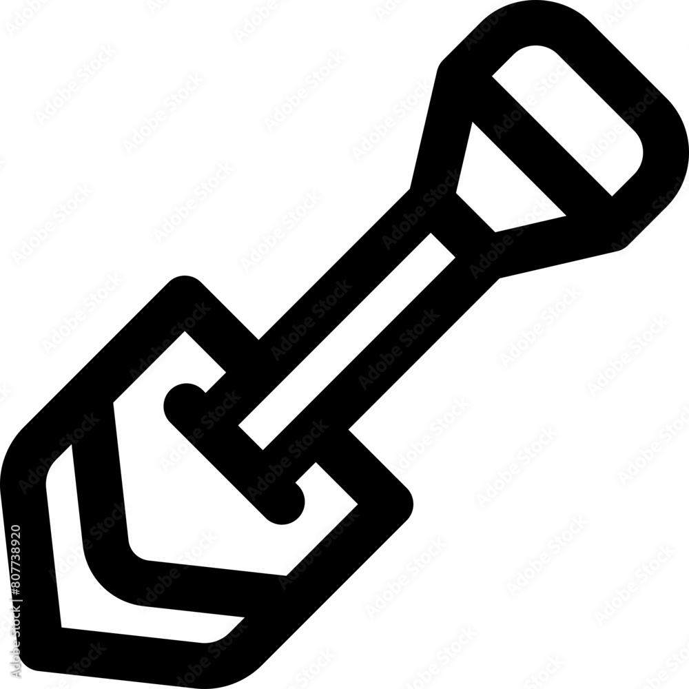 shovel icon. vector line icon for your website, mobile, presentation, and logo design. shovel icon. vector line icon for your website, mobile, presentation, and logo design.
