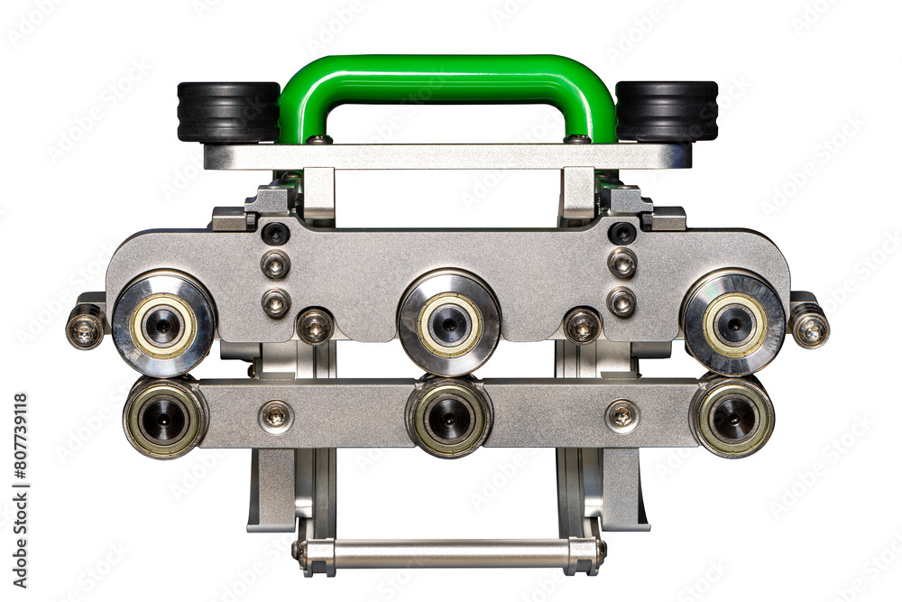 Universal roller semi-automatic roofing tool. Isolated on white background. Universal roller semi-automatic roofing tool. Isolated on white background.