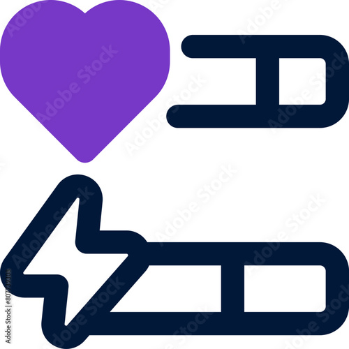 life bar icon. vector dual tone icon for your website, mobile, presentation, and logo design.