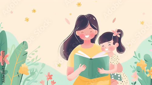 illustration Banner of Happy Mother s Day