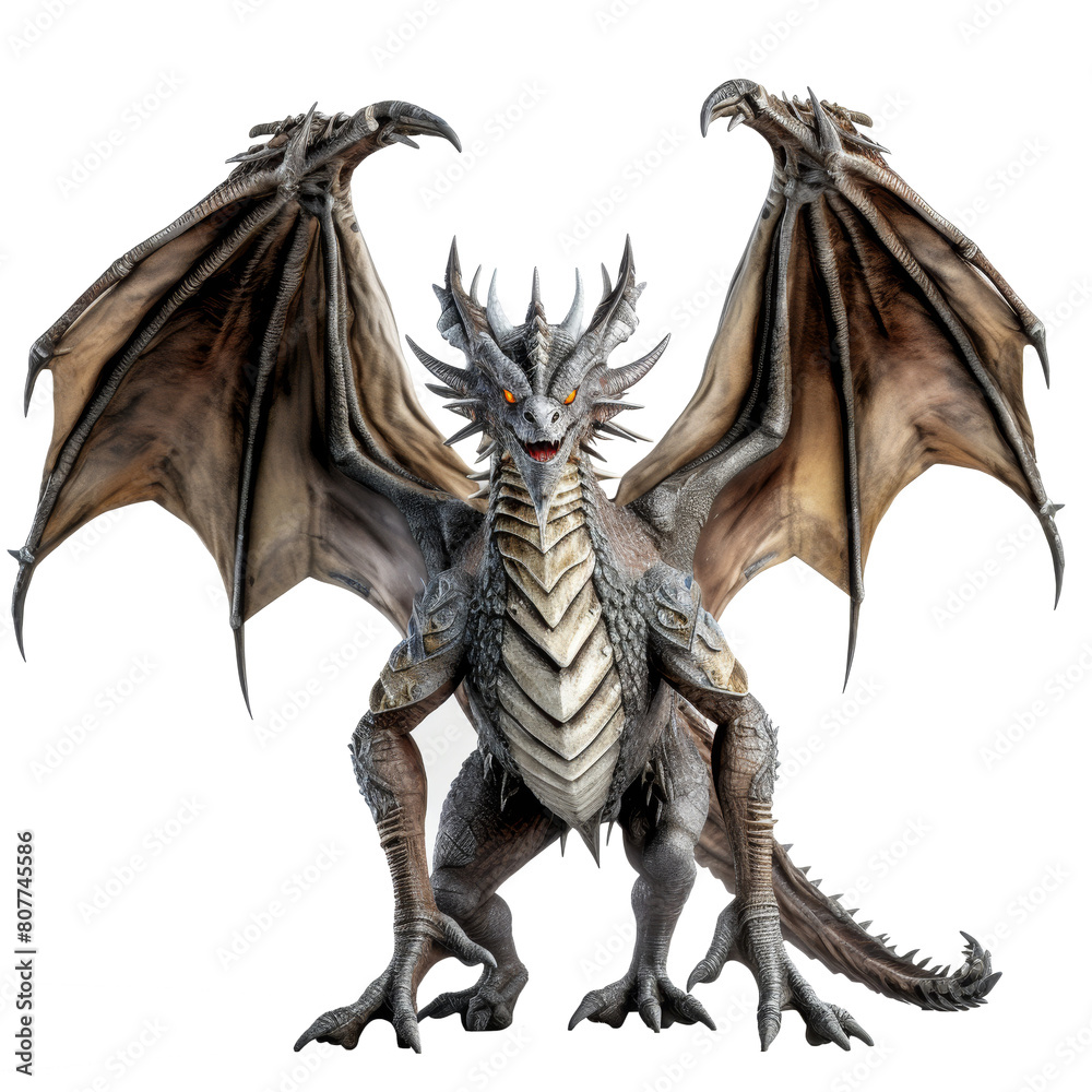 fantasy dragon isolated on transparent background fantasy dragon isolated on transparent background