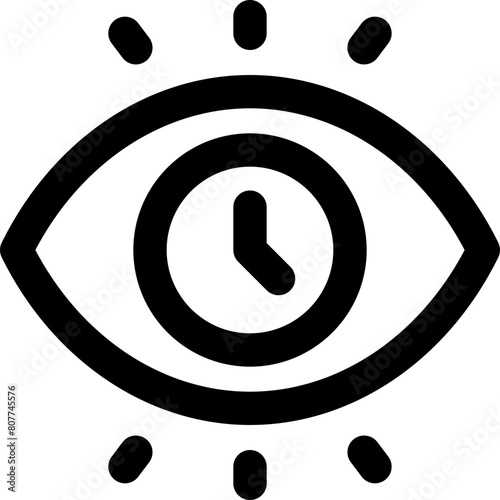 visionary icon. vector line icon for your website, mobile, presentation, and logo design.
