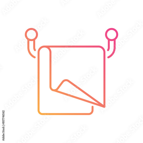 Clean Towel vector icon