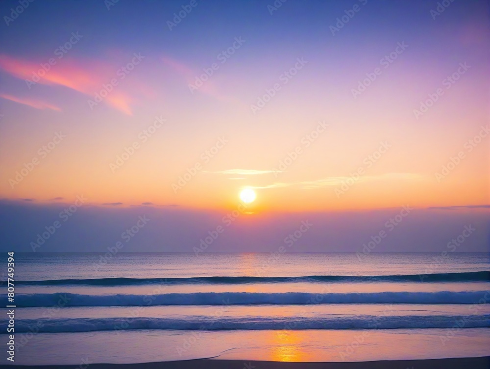 Fototapeta premium sunset in the sea