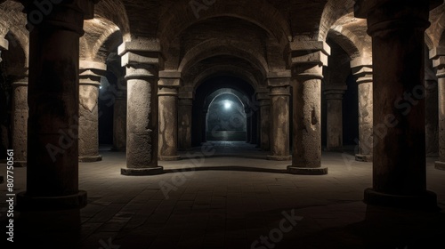 Roman coliseum's underground chambers used for secret gatherings