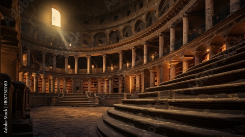 Underground library in coliseum holds ancient scrolls