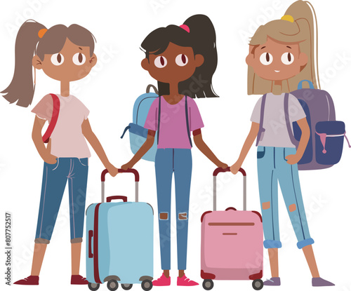 Friends Ready for Adventure