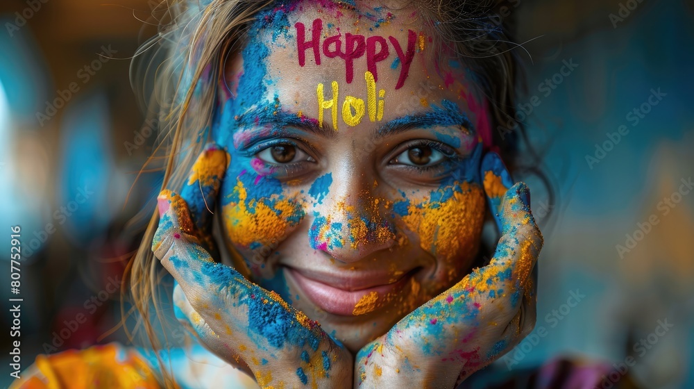 Indian woman with text Indian woman with text