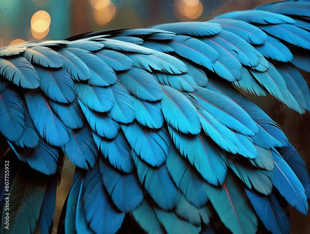 Fototapeta premium blue and yellow macaw