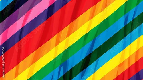 Pride Background with LGBTQ Pride Flag Colours. Rainbow Stripes Background in LGBT Gay Pride Wallpaper