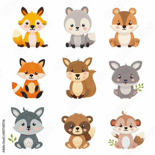 Many type of vector images for lovely animals.