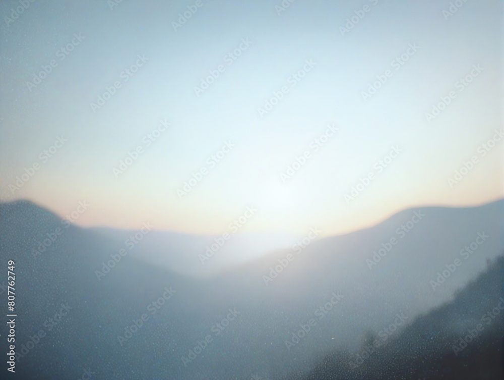 landscape with fog landscape with fog
