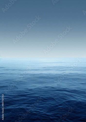 Wallpaper Mural A calm blue ocean with a clear sky above Torontodigital.ca