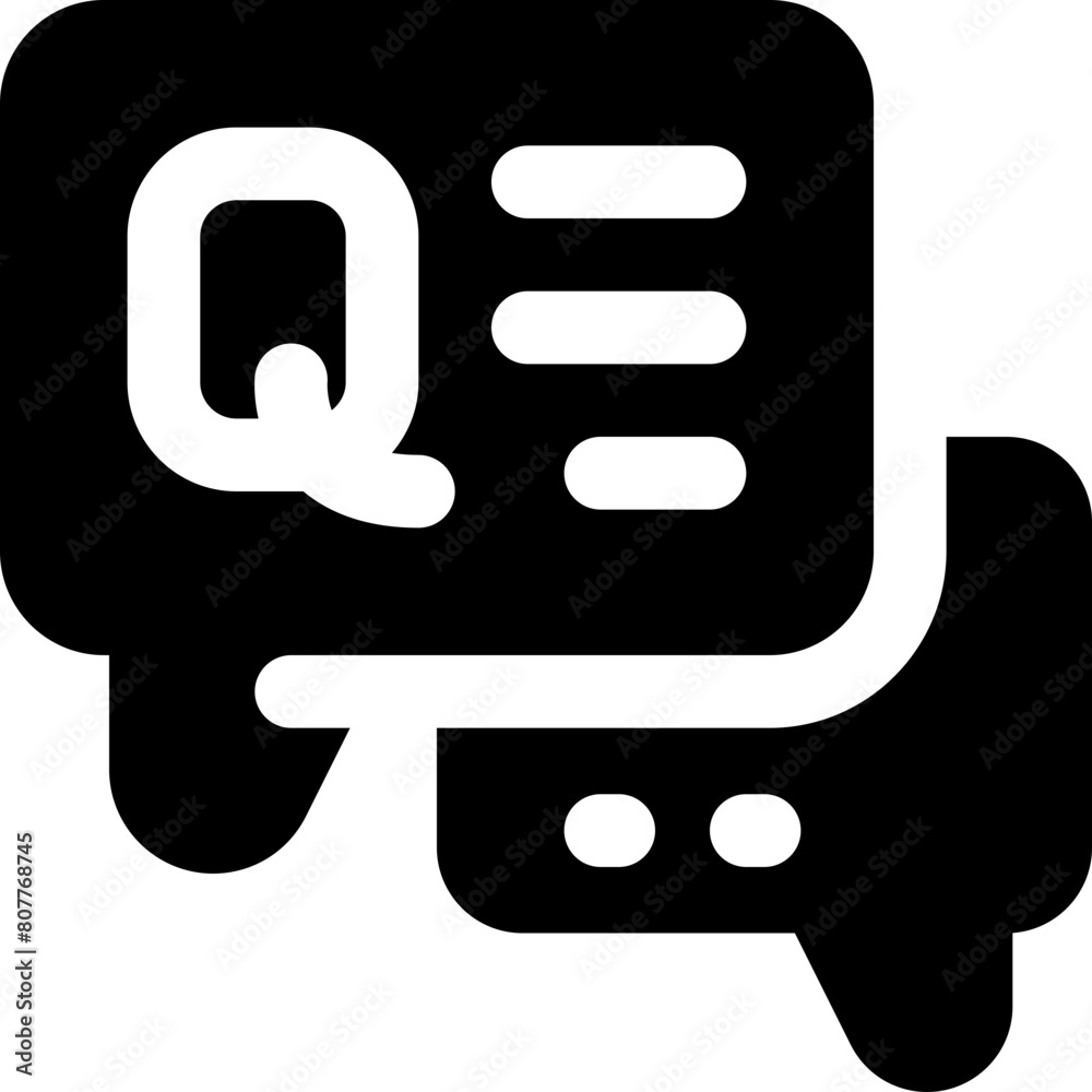 question icon. vector glyph icon for your website, mobile, presentation, and logo design. question icon. vector glyph icon for your website, mobile, presentation, and logo design.