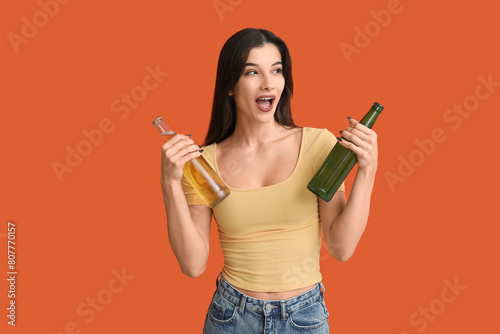 Beautiful young woman with ...