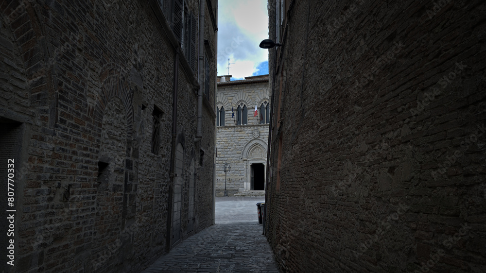 Obraz premium Vicoli a Città di Castello in Umbria