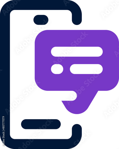 smartphone icon. vector dual tone icon for your website, mobile, presentation, and logo design.