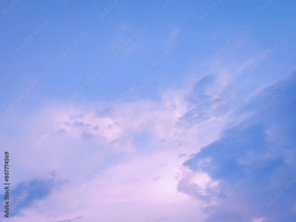 Obraz premium blue sky with clouds