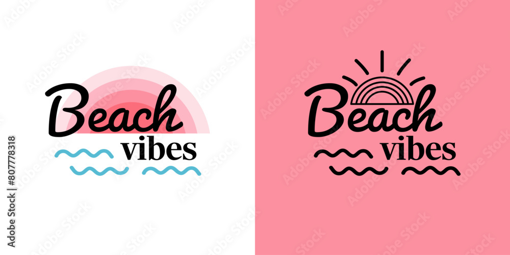 Summer mood. Summer lettering. Inscription beach vibes for cards, posters, printing on T-shirts.
Summer mood. Summer lettering. Inscription beach vibes for cards, posters, printing on T-shirts.