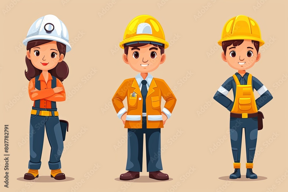 Diverse Collection of Professional Clipart: Occupations in Various Environments Diverse Collection of Professional Clipart: Occupations in Various Environments