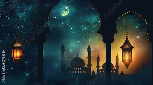 Eid al fitr template UHD wallpaper