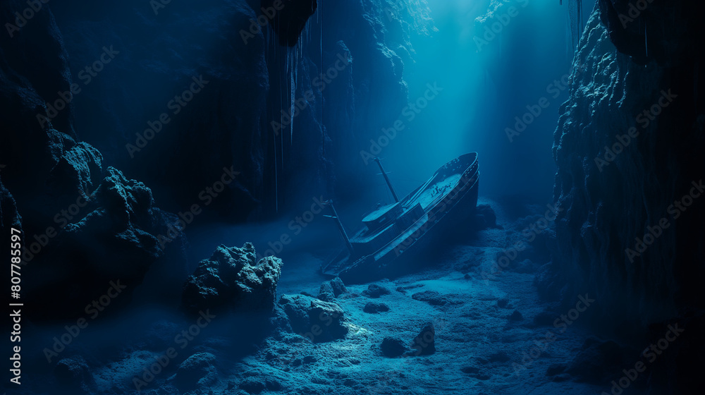 deep sea sunken ship