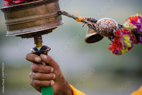 Tibetan Prayer Wheel photo