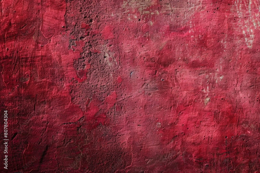 Obraz premium Vector illustration red grunge texture background, silhouette creativity red paint background with ink-black stain design. Beautiful simple AI generated image in 4K, unique.