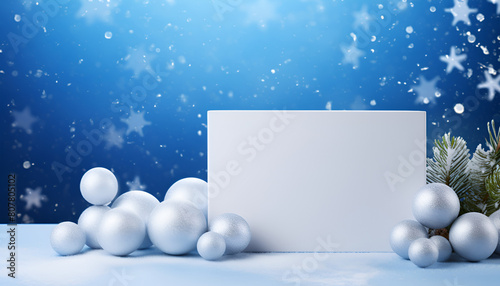 Festive Delight Realistic Merry Christmas Background with Presents
