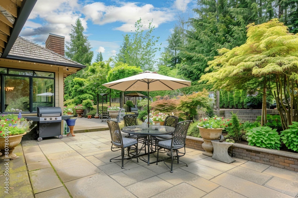 restaurant in the garden