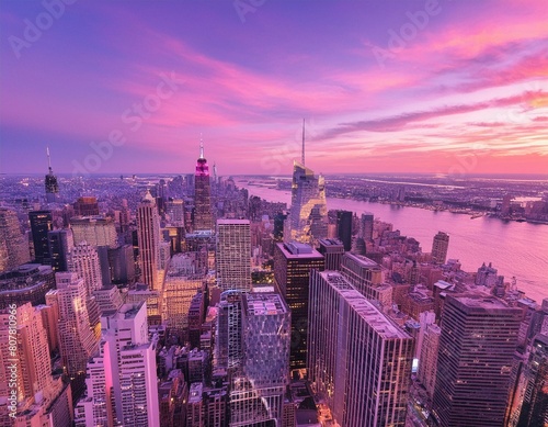 New York in linker Ansicht - Manhattan in schönem Licht photo