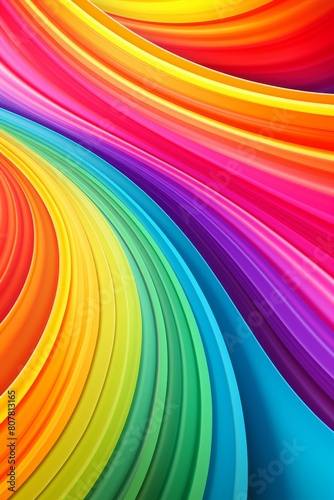 Vibrant vertical illustration of flowing rainbow colors  seamlessly blending into each other with a smooth  wavy texture colorful in multi colors  design  color  creativity  background  art       