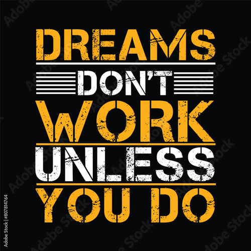 motivational typograph t shirt design
