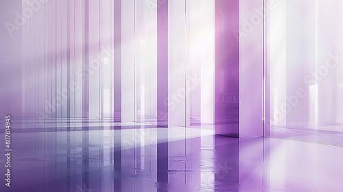 Elegant purple gradient background with reflective surface