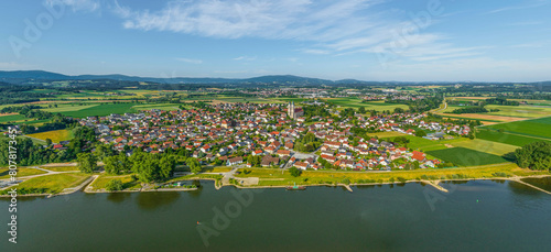 Das Donautal rund um Niederalteich und Thundorf in der Region Donau-Wald im Luftbild © ARochau