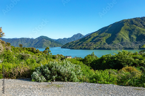 Mahakipawa Arm, Marlborough Sounds, South Island, New Zealand, Oceania. photo