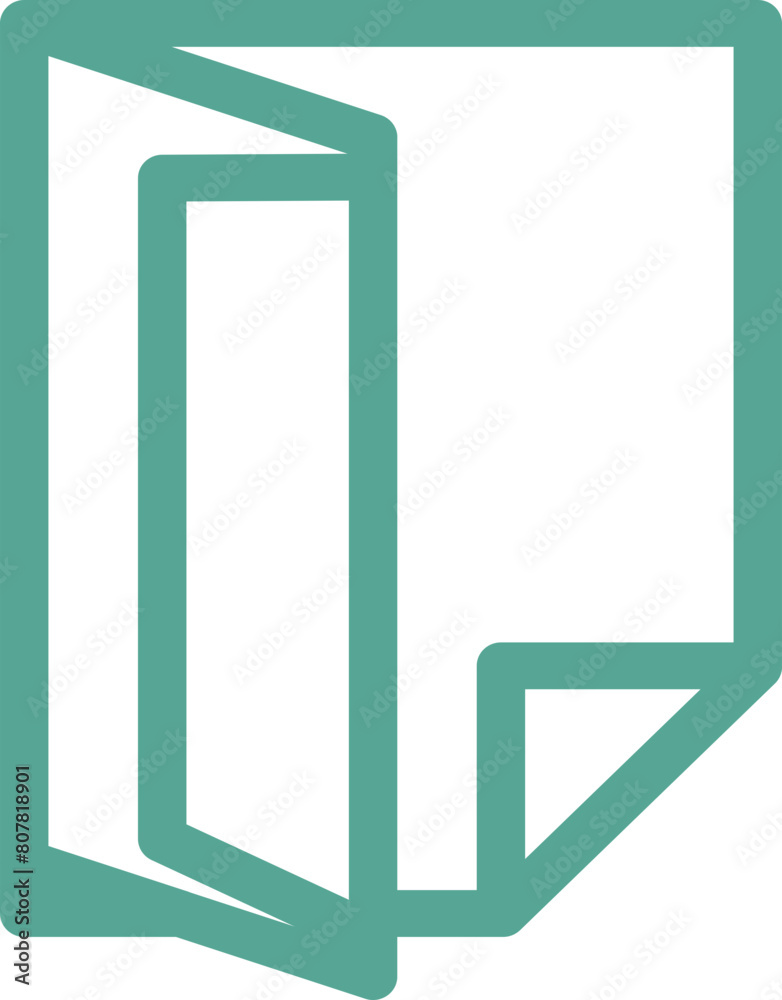 notebook page icon with folded corner notebook page icon with folded corner
