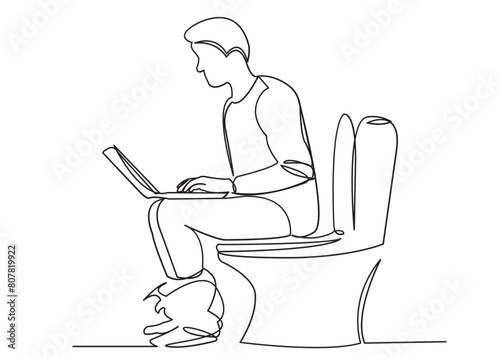 man on the toilet with a phone in his hands_03