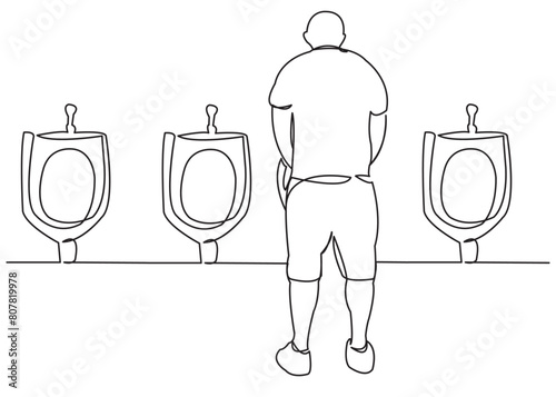 the man at the urinal