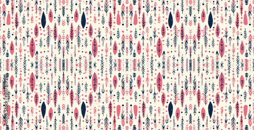 Seamless batik pattern,Seamless tribal batik pattern,and Seamless colorful pattern resemble ethnic boho, Aztec,and ikat styles.designed for use in wallpaper,fabric,curtain,carpet,Batik Embroidery