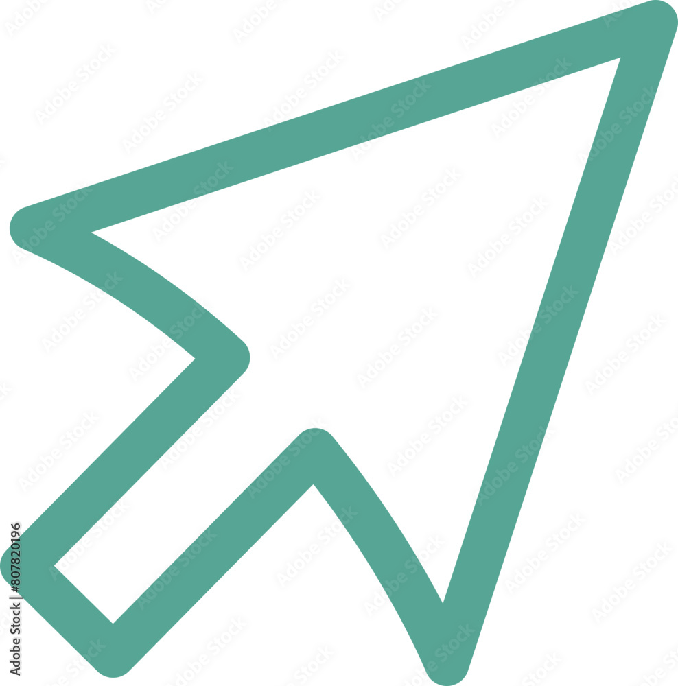 mouse arrow sign with plus and hyphen sign