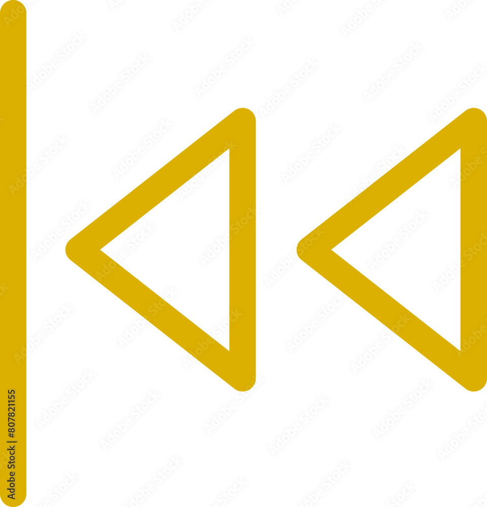 video audio reverse stop skip button outline video audio reverse stop skip button outline