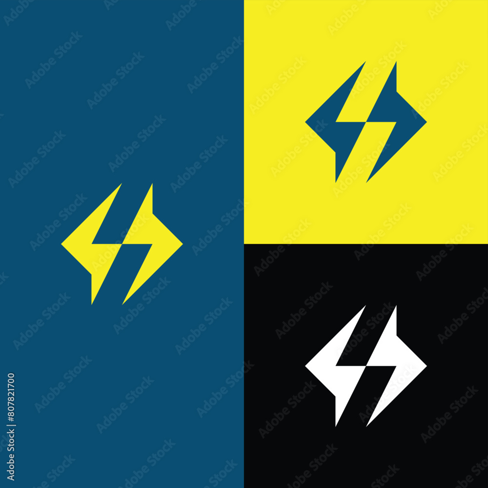 modern speed lightning logo, suitable for brand logos for expedition services or others. modern speed lightning logo, suitable for brand logos for expedition services or others.