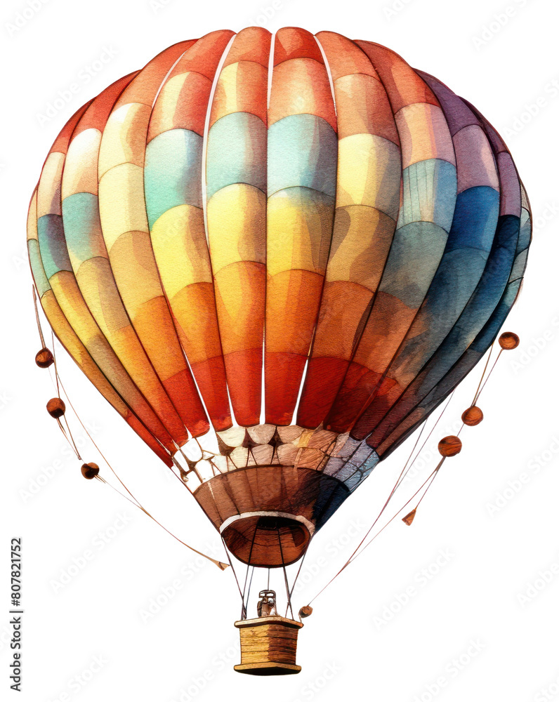 Fototapeta premium PNG Balloon aircraft vehicle hot air balloon.