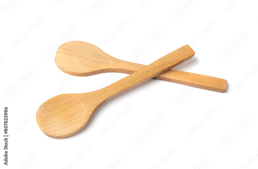 Wooden Spoon Isolated, New Wood Spoons, Small Ladle, Vintage Kitchen Accessory, Retro Wooden Spoons Wooden Spoon Isolated, New Wood Spoons, Small Ladle, Vintage Kitchen Accessory, Retro Wooden Spoons