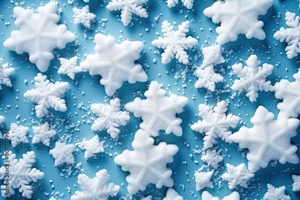 White Snowflake Sprinkles, Scattered Sugar Snow, Decorative Christmas Stars, Ice Xmas Decoration White Snowflake Sprinkles, Scattered Sugar Snow, Decorative Christmas Stars, Ice Xmas Decoration
