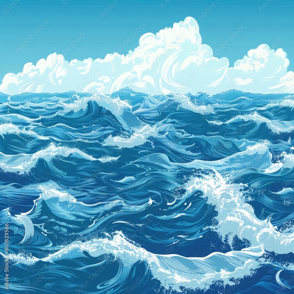 Obraz premium sea and waves