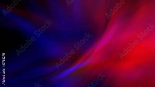 Red blur warp chroma. Multicolor gradient background. Light overlay background wallpaper. © RGBA